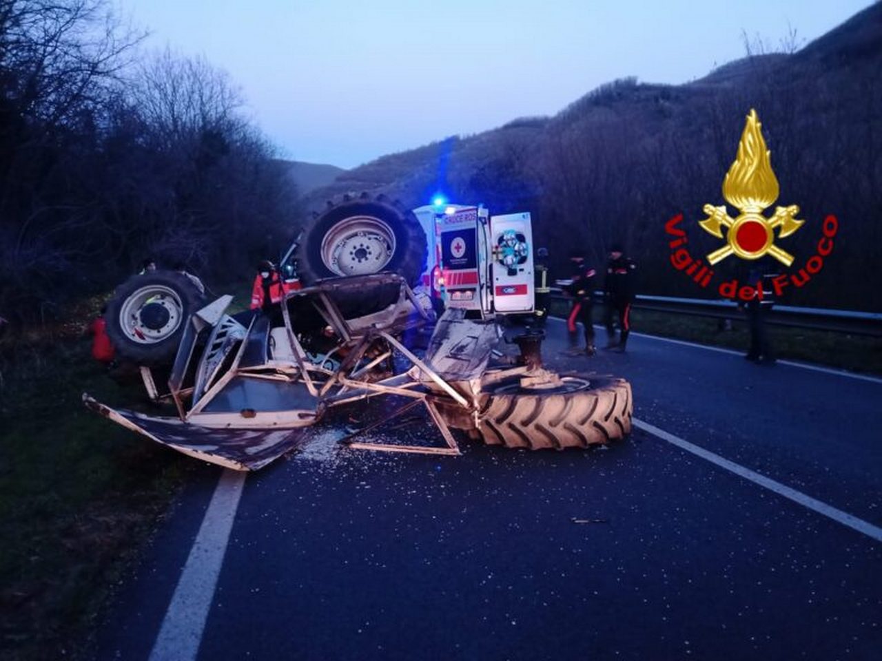 incidente-monteforte-irpino-trattore-oggi-2-febbraio-ferito