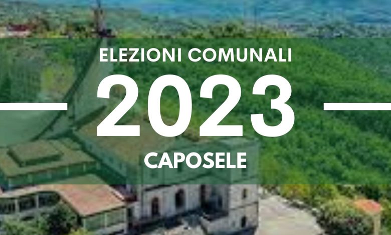 Elezioni comunali 2023 Caposele liste candidati