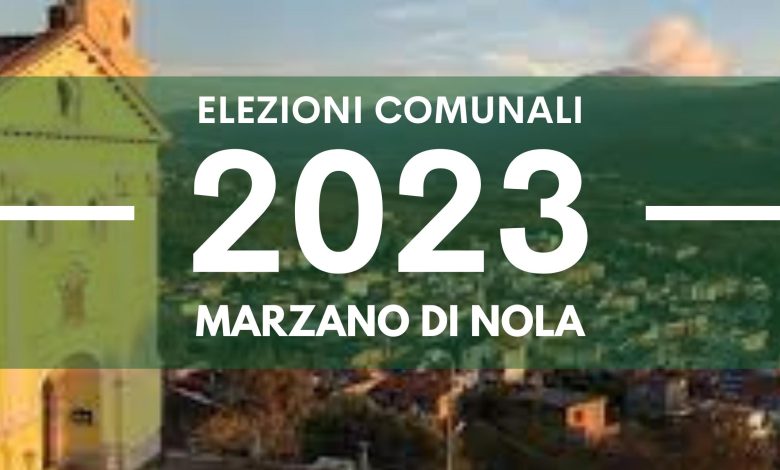 Elezioni comunali 2023 Marzano di Nola liste candidati